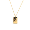 Star Sun Black Pendant