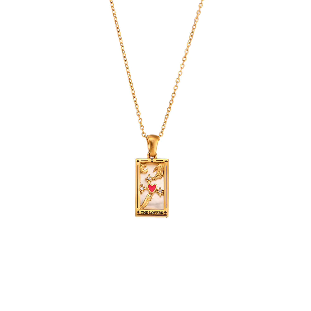 The Lovers Red Heart Pendant